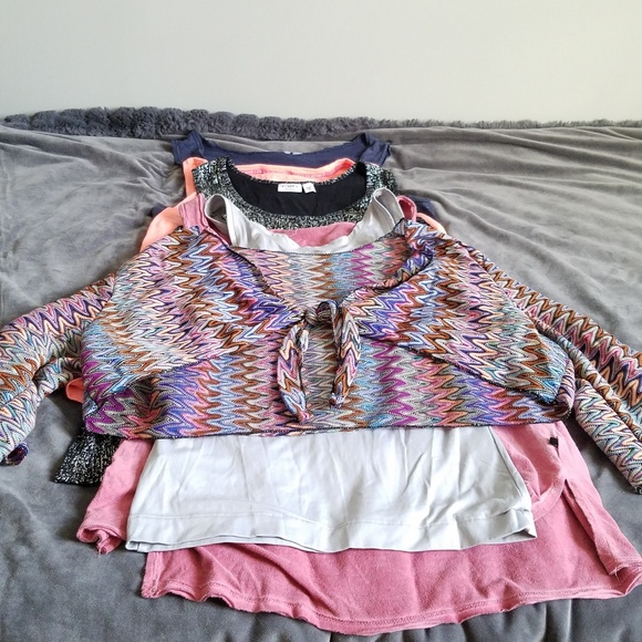 Tops - 5 tanks and 1 Cardigan